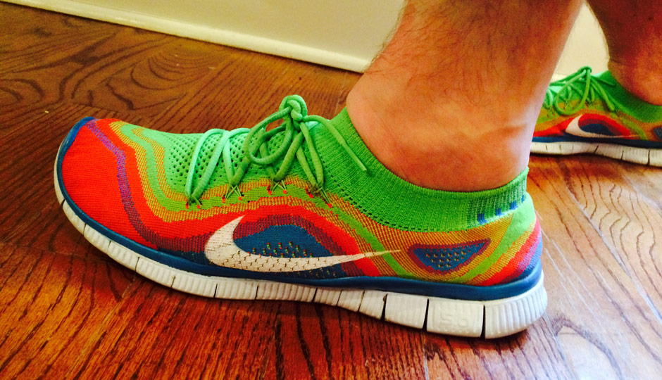 Yes, these sneakers look like Wildwood boardwalk sand art.