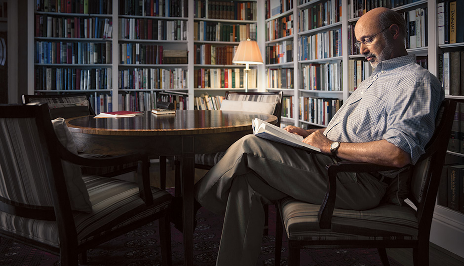 The candidate in his home in Mt. Wolf. Photograph by Colin Lenton