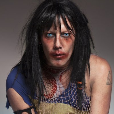 Drag performance artist Christeene performs Saturday at the FringeArts building.