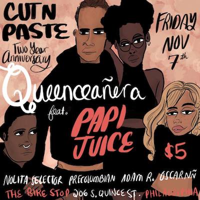 CUTN PASTE turns 2 with a bash at The Bike Stop on Friday night.