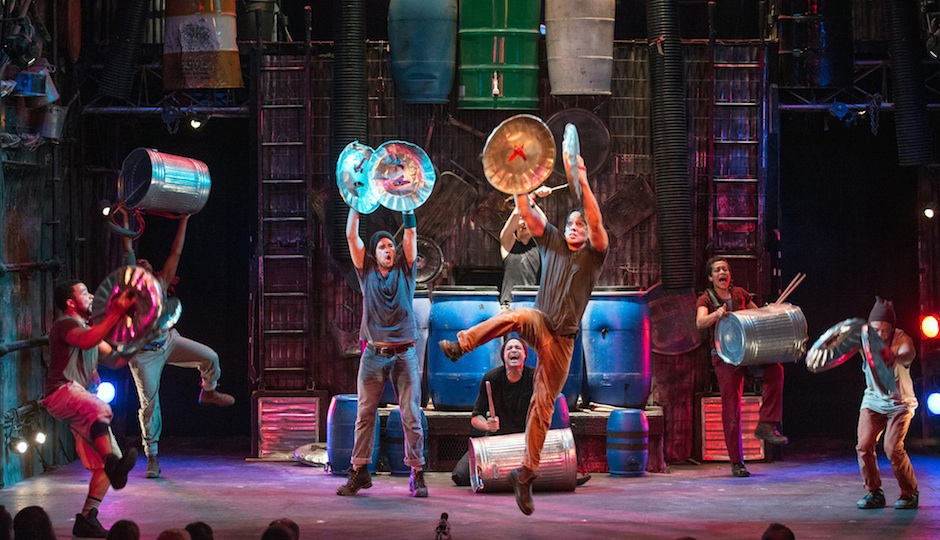A scene from Stomp. Photo credit: Steve McNicholas