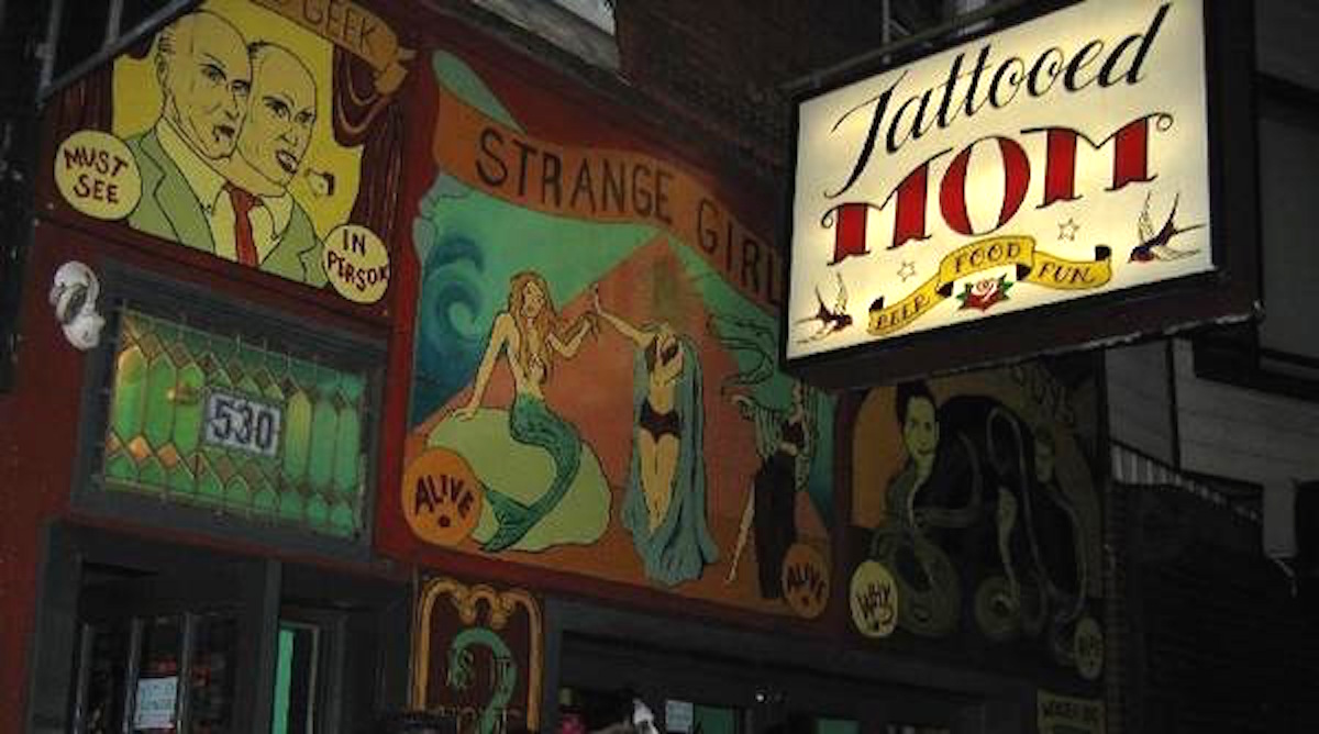 South Street bar Tattooed Mom allows children of any age to hang out until 7 p.m., accompanied by a responsible adult, of course.
