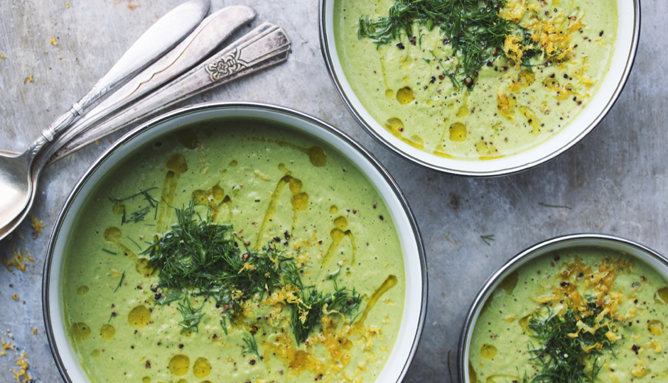 Broccoli fennel soup from Philly's With Food + Love