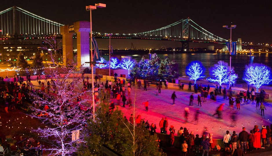 Blue Cross RiverRink | Photo via Delaware Riverfront