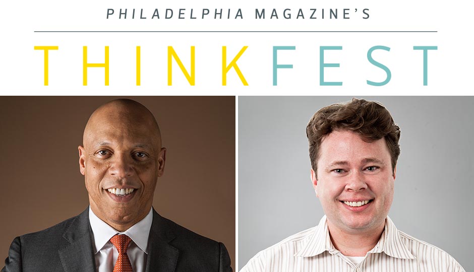 School District of Philadelphia superintendent William Hite and Philadelphia magazine deputy editor Patrick Kerkstra.