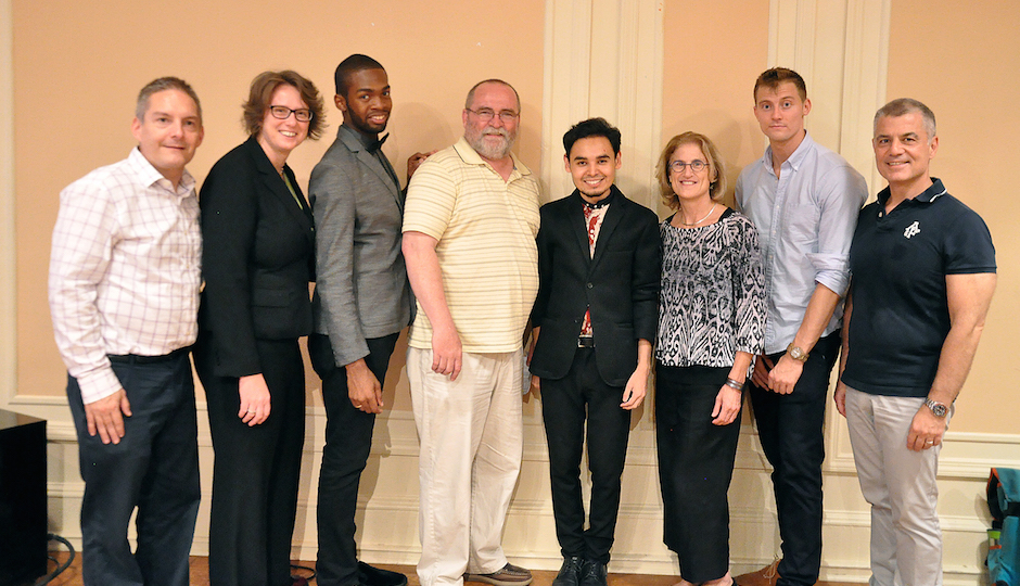 Lax committee and 2014 scholars . | Photo by Scott Drake