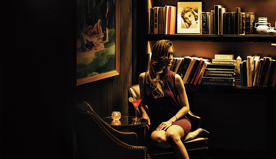 The Library at the Rittenhouse Hotel. Photograph by Jauien Sasnou