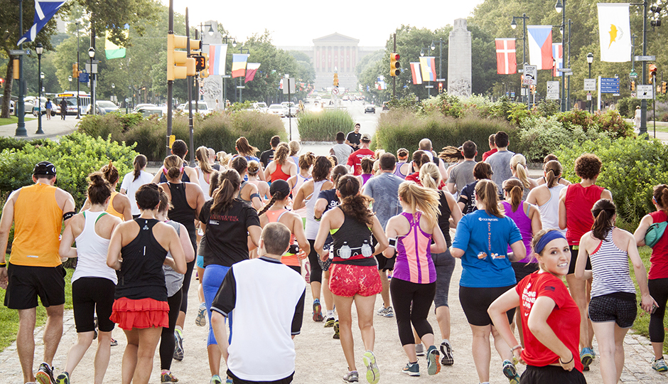Be Well Philly Cross-Training Run, summer 2014
