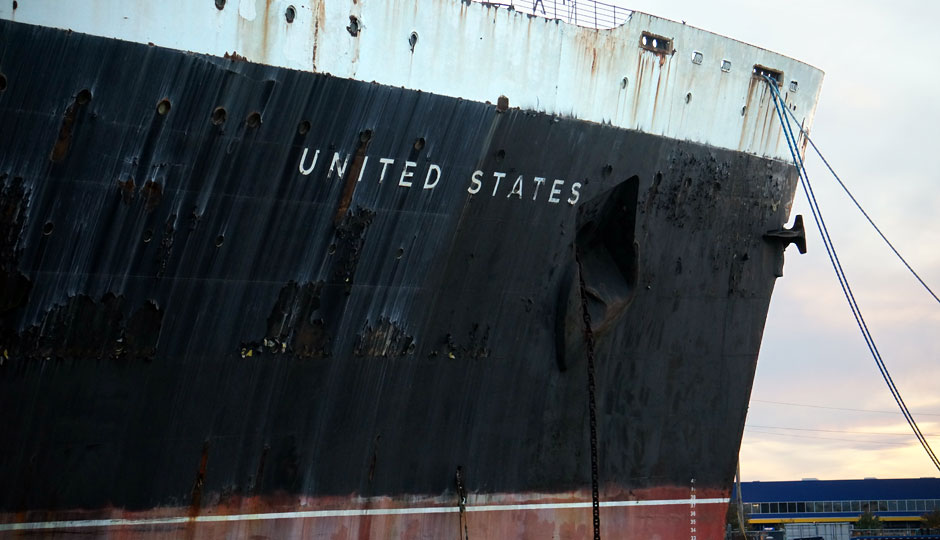 USS United States | Photo by Arthur Etchells