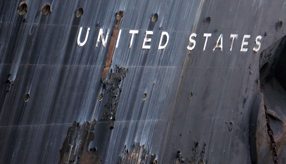 USS United States | Photo by Arthur Etchells