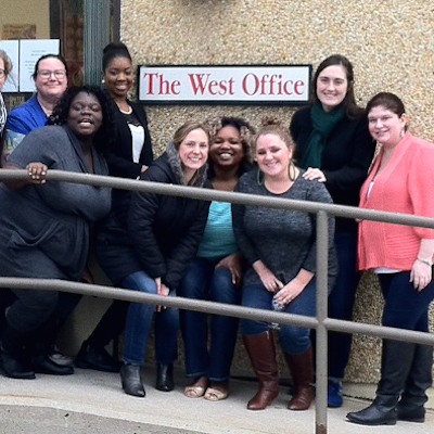 ActionAIDS teammates at the new Annex West.