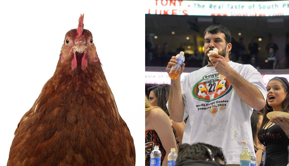 Chicken | Shutterstock.com;  Tiger Wings and Things from last year's Wing Bowl | HughE Dillon