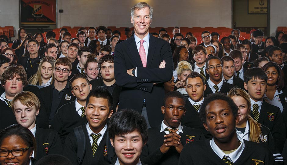 Bruce Robinson wants Neumann-Goretti to be a preeminent college-prep school. Photograph by Gene Smirnov