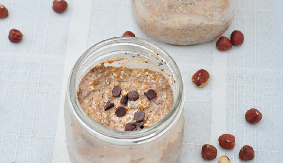 Nutella Overnight Oats