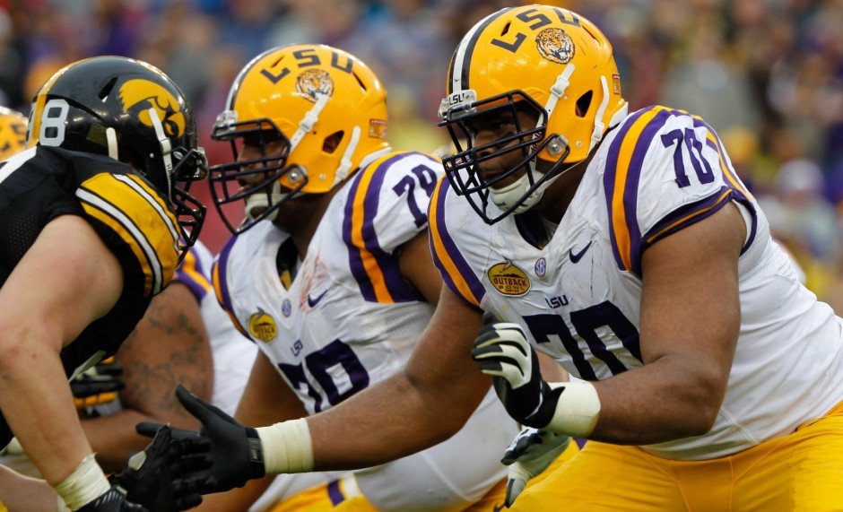 La'el Collins, LSU. Kim Klement / USA TODAY Sports