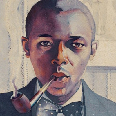 Smoking My Pipe by Samuel Joseph Brown Jr. is on display at PMA.