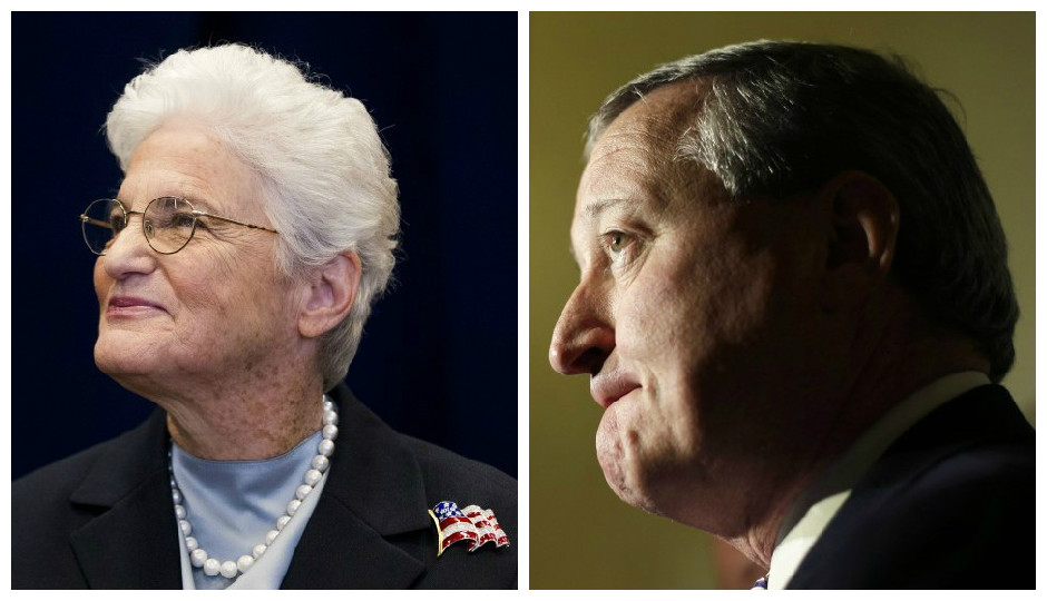 Lynne Abraham and Jim Kenney
