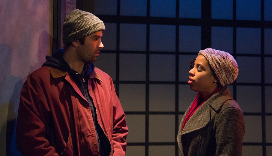 Kevin Meehan (left) in 'Moon Cave,' with Taysha Canales.