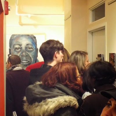 From the opening of "RELEASE," a new exhibit now on display at the Leeway Foundation.
