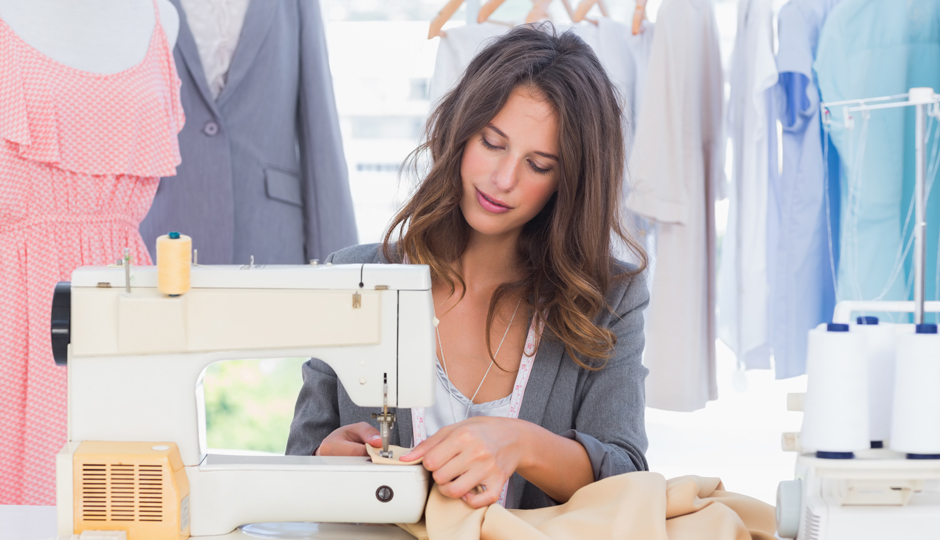 Woman-Sewing