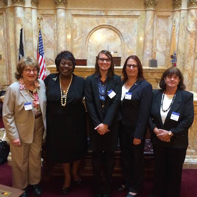 GSE crew at the State Senate. 