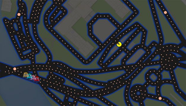 Pac-Man does the Parkway.