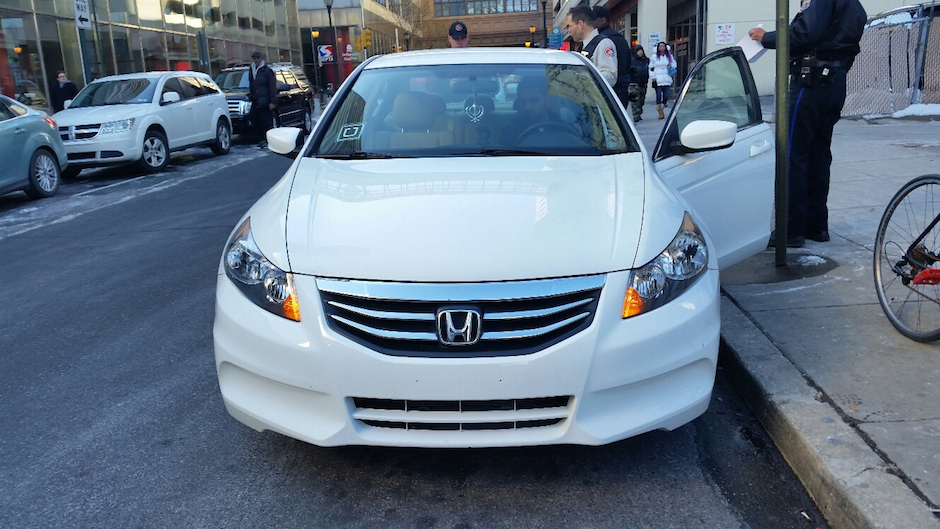 An UberX car getting impounded by the PPA in 2015.