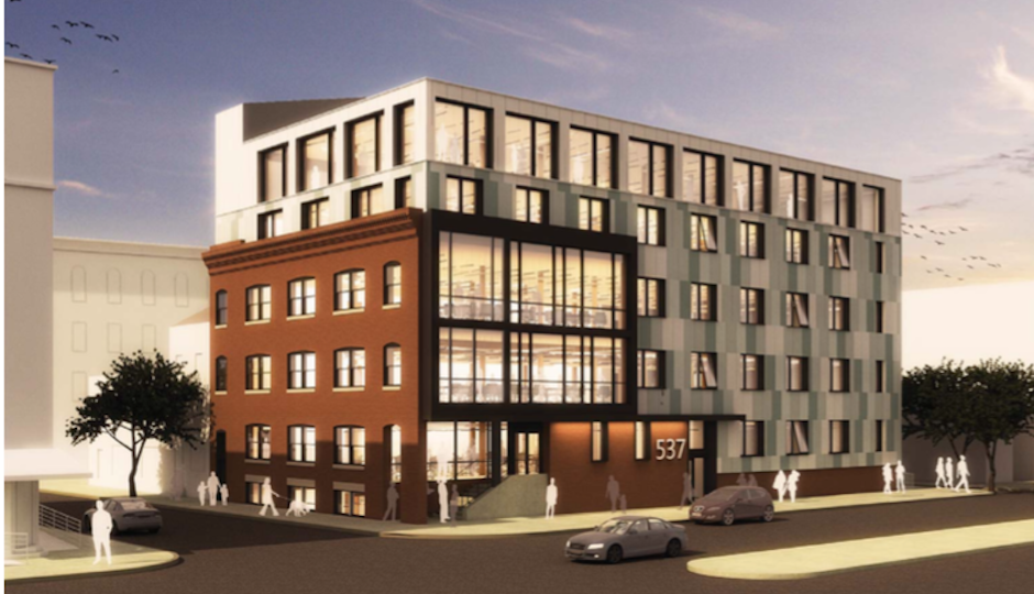 New look Finnigan's Wake | Rendering via Atkin Olshin Schade Architects and Stockton Real Estate Advisors