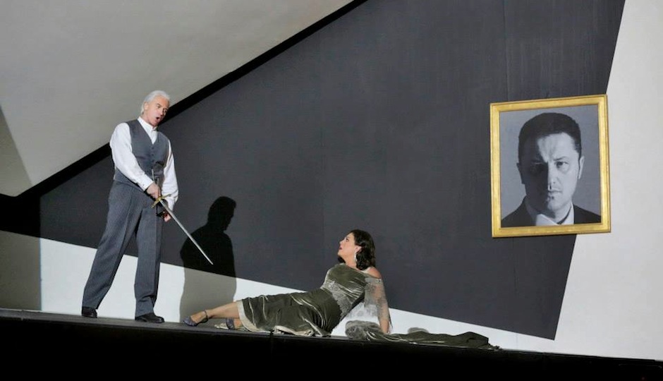 Dmitri Hvorostovsky and Sondra Radvanovsky in the Met Opera's 'Un Ballo in Maschera.'