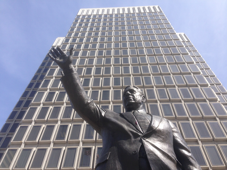 The Department of Revenue's home , the Municipal Services Building. Photo by Paulina Issac.