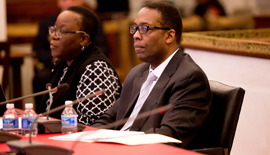 Darrell Clarke is not impressed. Photo | Jeff Fusco