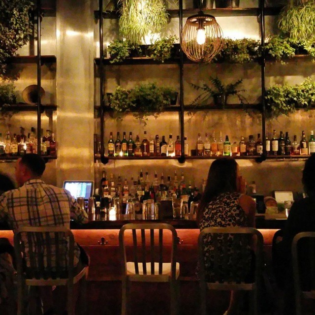 The bar at Heritage.