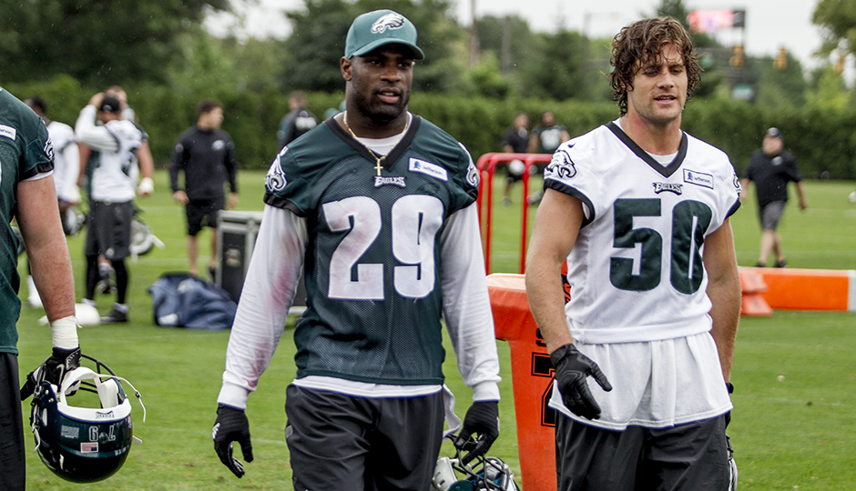 DeMarco Murray and Kiko Alonso. (Jeff Fusco)
