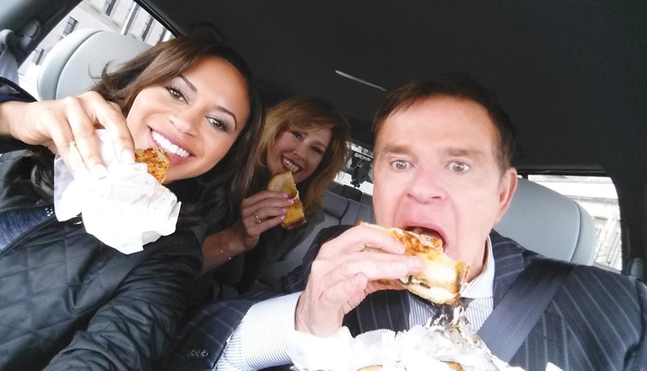 Good Day Philadelphia’s Alex Holley, Sue Serio and Mike Jerrick.