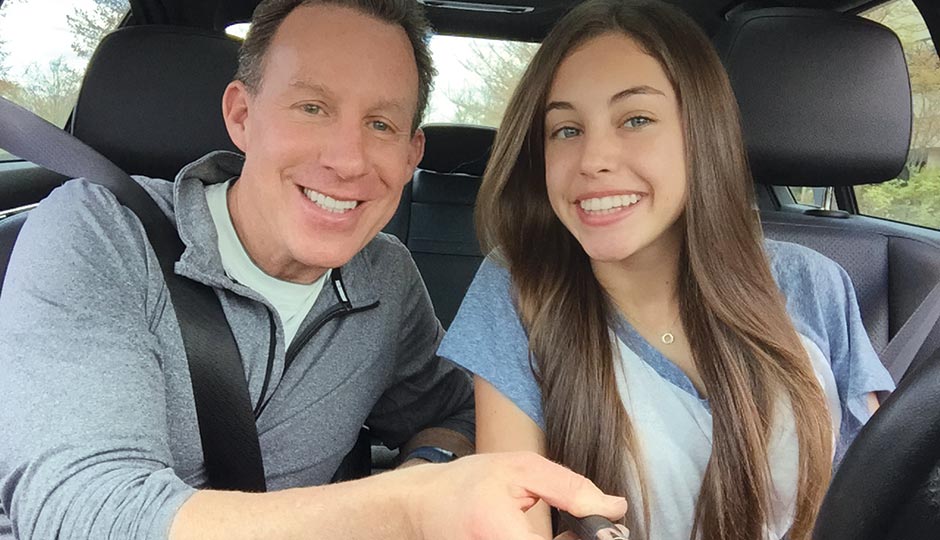 MSC Retail’s Michael Salove with daughter Kendall.