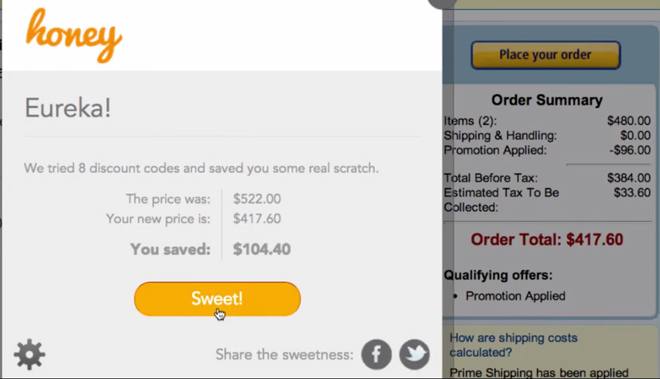 The easiest way to rack up discounts. | Honey