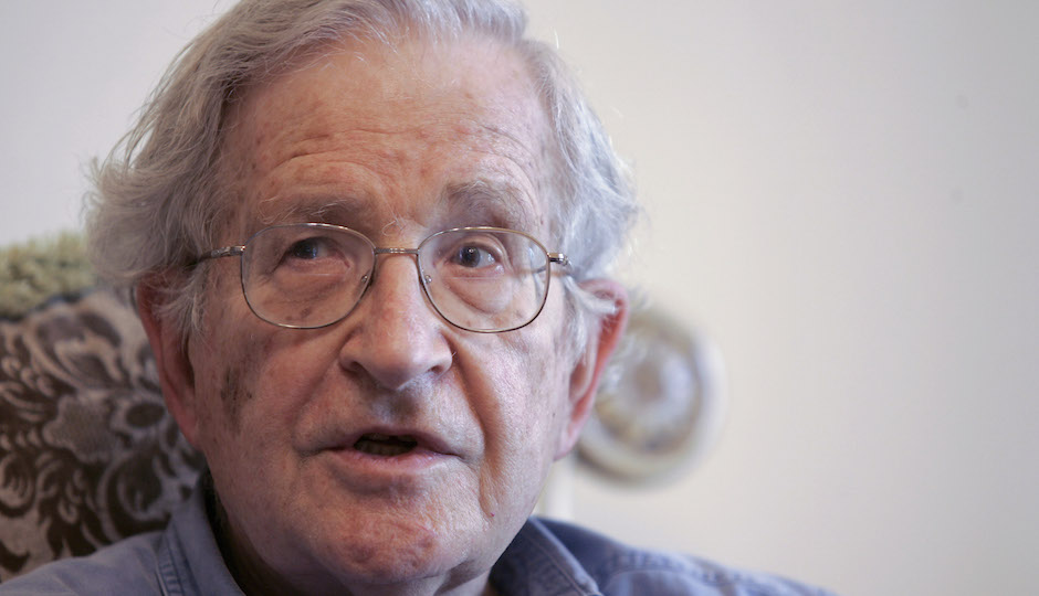 Noam Chomsky (AP Photo/Nader Daoud)