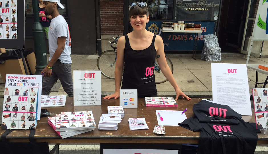 Rachelle Lee Smith at the Annual Reminders block party on July 5th.