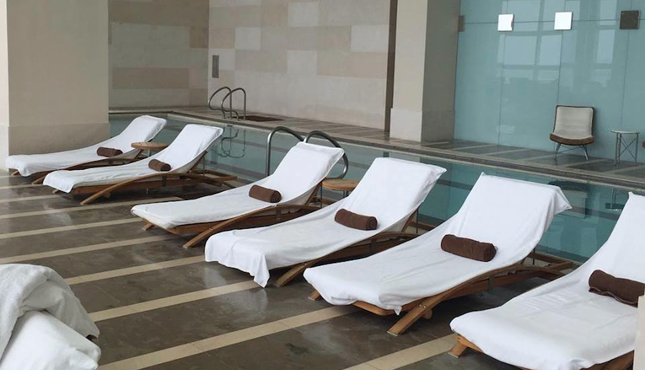 The pool at Immersion Spa.