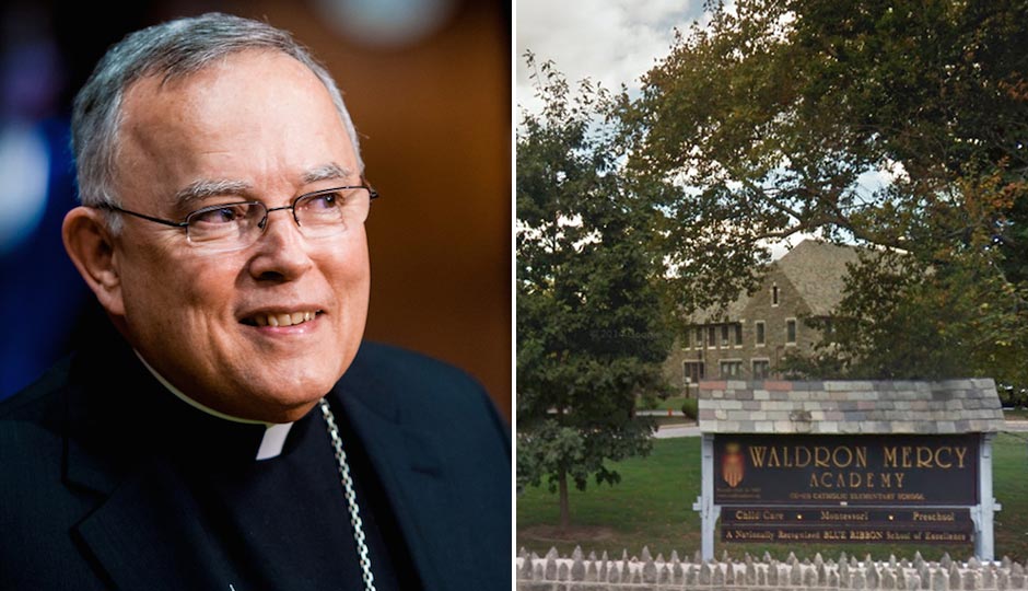 Archbishop Charles Chaput, Photo | Jeff Fusco. Waldron Mercy Academy via Google Maps