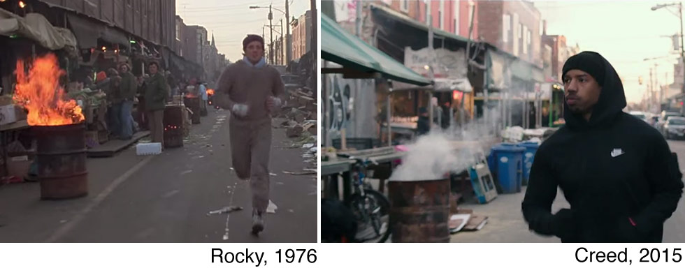 Rocky vs. Creed - Flaming Barrel