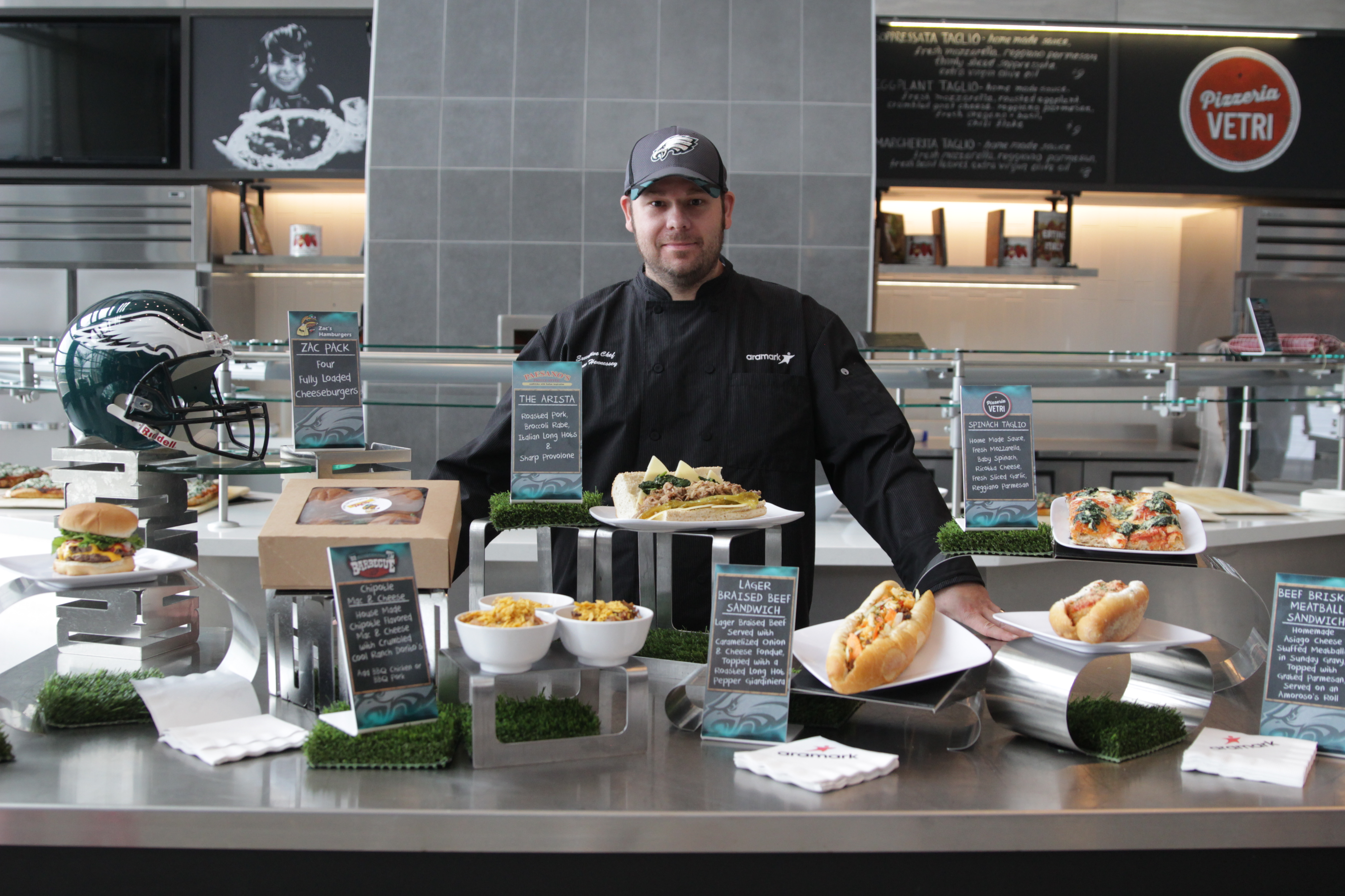 Aramark Executive Chef James Hennessey | Photo via Aramark