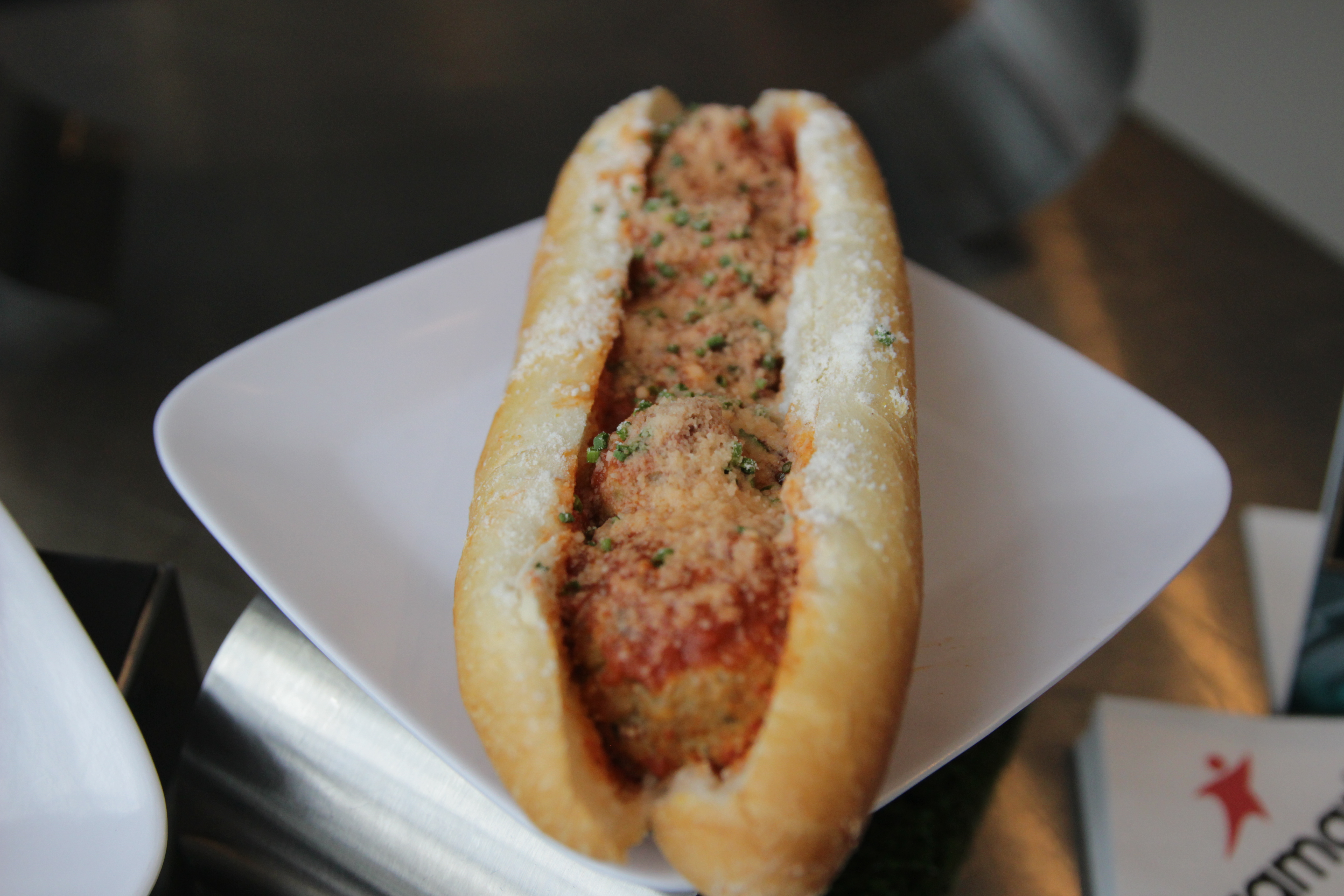 Beef Brisket Meatball Sandwich | Photo via Aramark