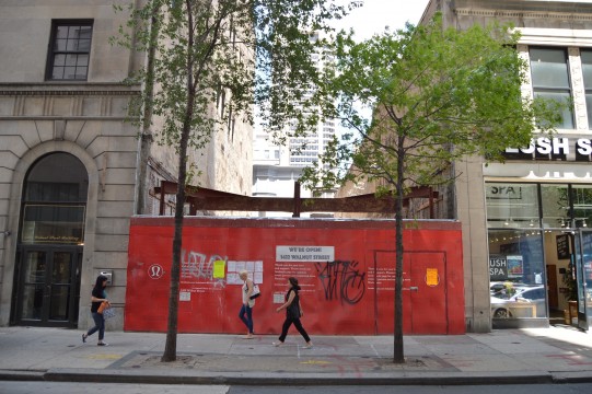 The former Lululemon storefront at 1527 Walnut Street | Photo: James Jennings