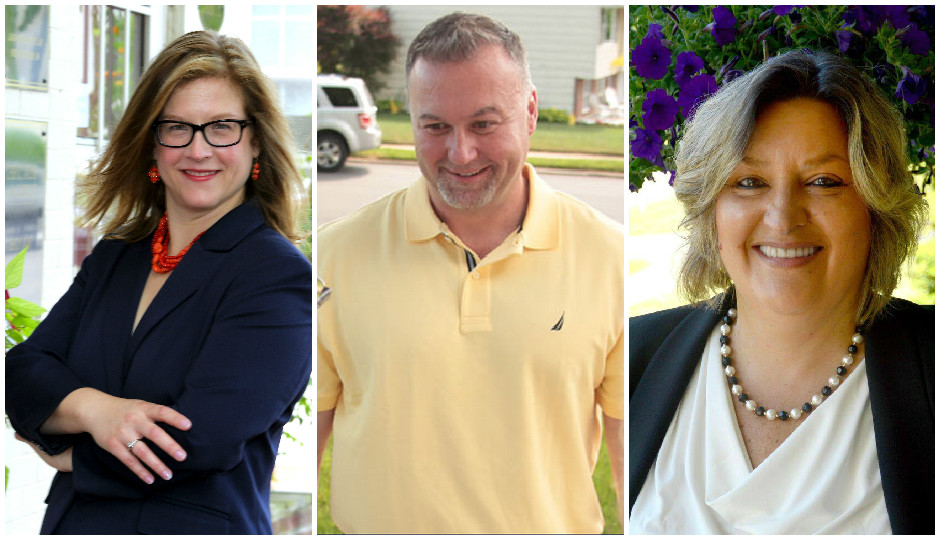 From left to right, Leanne Krueger-Braneky, Paul Mullen and Lisa Esler.