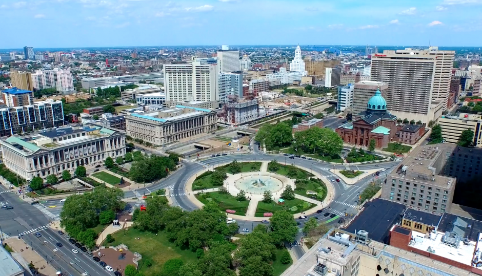 A screengrab from Philadelphia in 4K in anticipation of the Philadelphia Pope Visit| Via Matt Satell