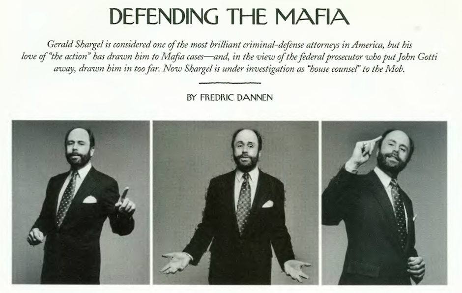 A 199X article about Shargel by The New Yorker.