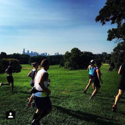 Runners at the Belmont Plateau | Photo via Philadelphia Runner