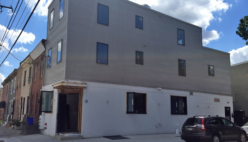 Buckminster's, under construction in Point Breeze.