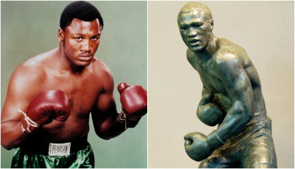 joe frazier and statue